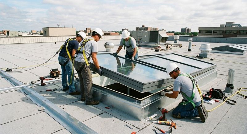 Commercial Skylight Renovation in Santa Rosa, CA